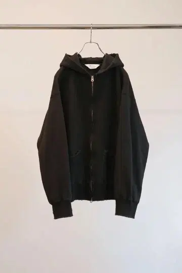 ancellm ZIPUP HOODIE BLACK
