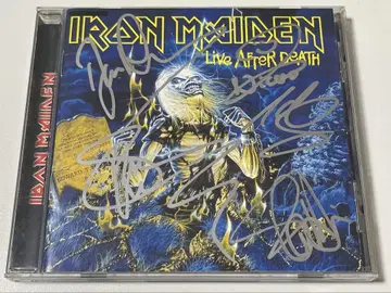 Iron Maiden Live After Death 사인 포함