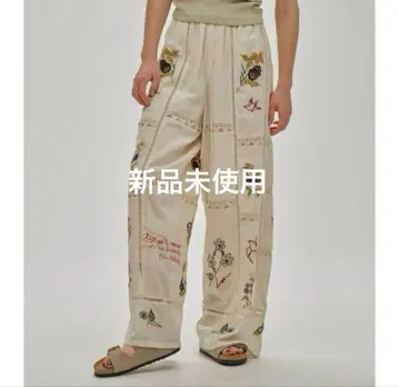 TODAYFUL Embroidery Patchwork Trousers36