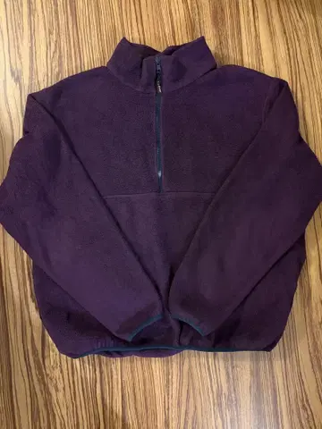 L.L.Bean 90년대 퍼플 플리스 자켓 하프 지퍼