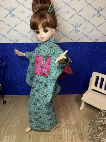 리카짱 유카타 오비 hand made