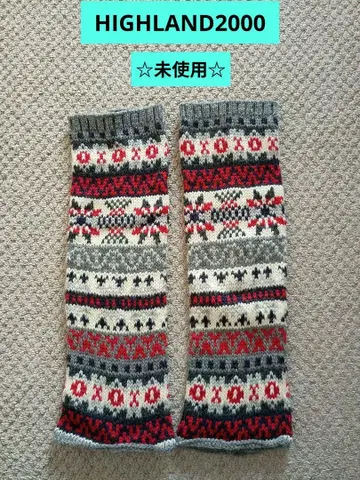 [미사용 새상품] HIGHLAND 2000 레그 워머 영국제 울 100%