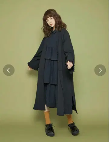 메리제니 차이나 칼라 가운 코트