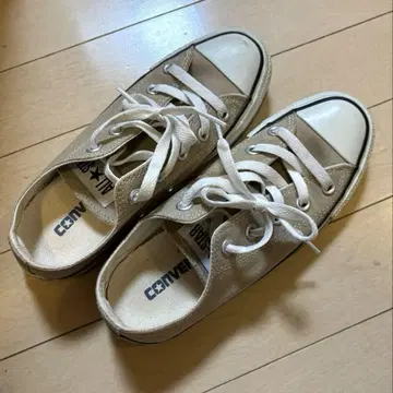 CONVERSE ALLSTAR 컨버스 22.5cm 여성용 베이지