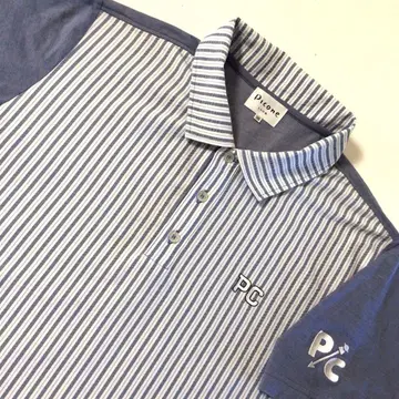 PICONE CLUB 피케 셔츠 반팔 네이비 빅 사이즈 50 새상품급