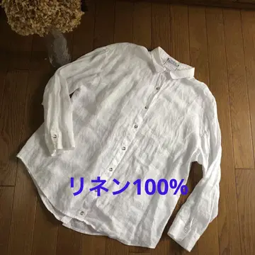 blue fronce 블루 폰세 린넨 100% 긴팔 셔츠