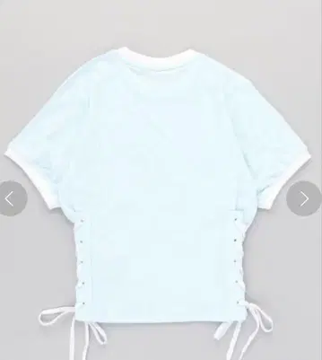 adidas originals 레이스업 T셔츠 블루