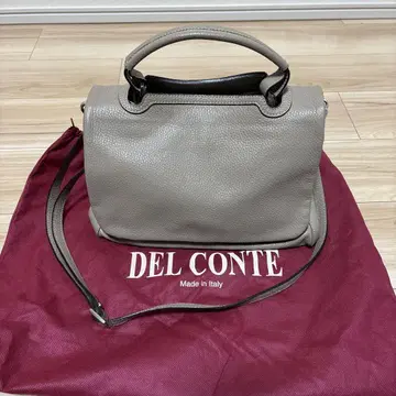 Delconte 그레이지 가죽 숄더백