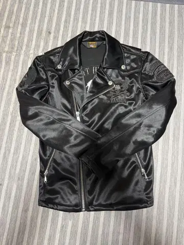 vanson 블랙 더블 라이더 자켓 M