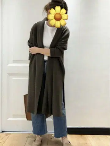 미사용 새상품! Deuxieme Classe 스무스 니트 가운 코트
