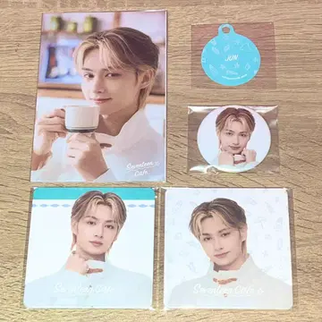 SEVENTEEN 준 카페 2023 캔뱃지 엽서 코스터