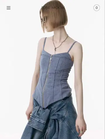 JOSEMOON 조제문/ PIGMENT SWEAT BUSTIER