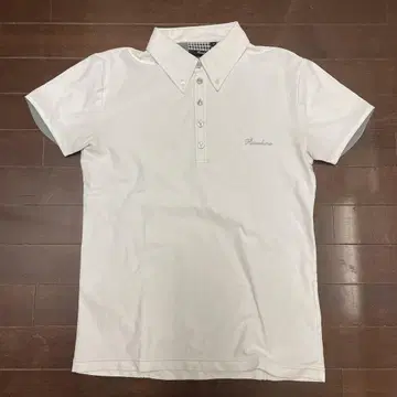 Russeluno 화이트 피케 셔츠 스컬 큐빅
