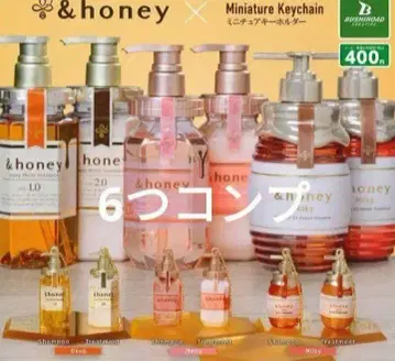 &honey 미니어처 키링 가챠 새상품 가챠가챠 6개 컴프