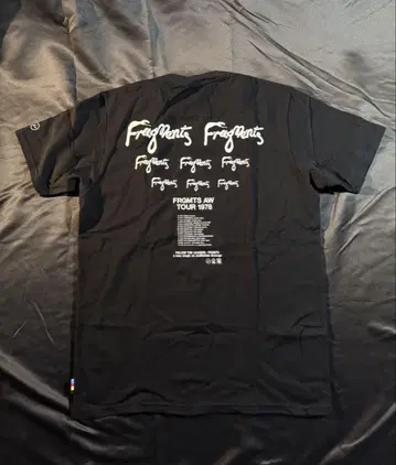 Fragments AW TOUR 1978 티셔츠 블랙