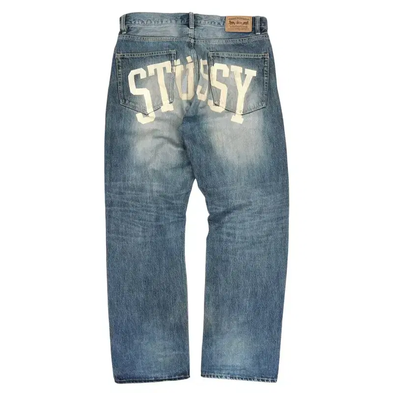 Aakam Western Studded Denim Pants (Dark blue) #아캄팬츠