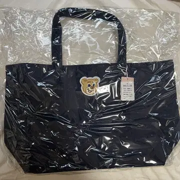 페일러 올드 테디 토트백 네이비 L
