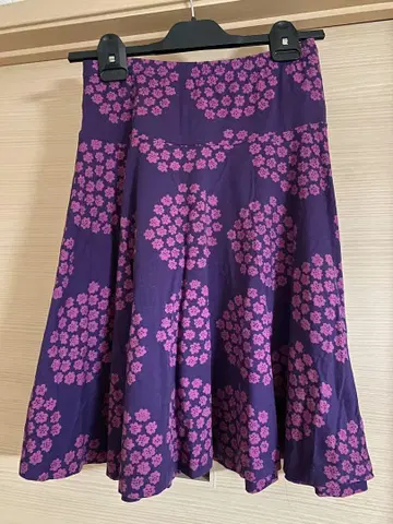marimekko 마리메꼬 푸케티 스커트*퍼플 핑크 계열 룩