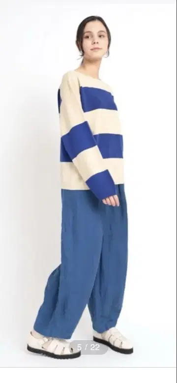 RNA-N R3919 인디고 린넨 팬츠