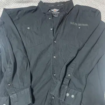 Harley-Davidson 블랙 긴팔 셔츠