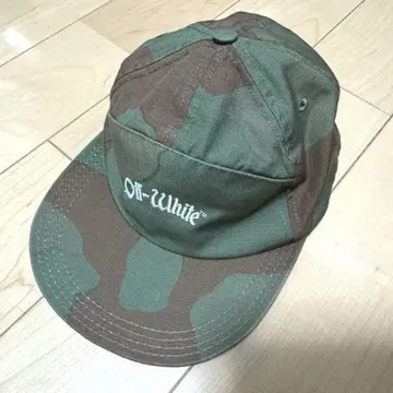Off-White 카모플라쥬 로고 캡