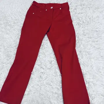 Munsingwear 여성 팬츠 사이즈 7 레드