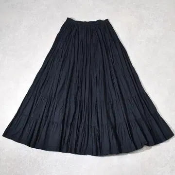 마리하 MARIHA 인도 면 초원의 무지개 스커트 티어드 롱 플레어