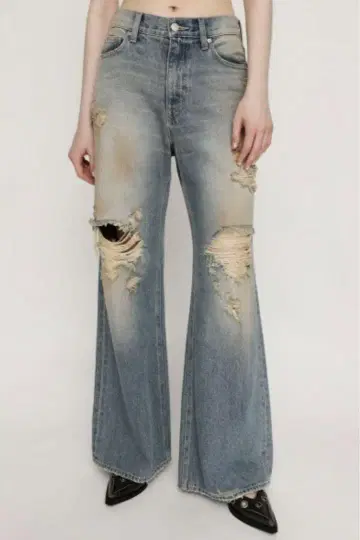 DAMAGE J/W FLARE PT-C 데미지 데님 2