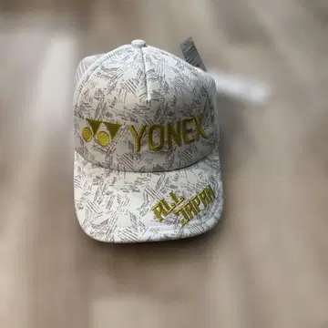 YONEX 화이트 캡 ALL JAPAN