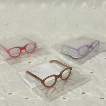 [익명 배송] 미개봉 새상품 리카짱 캐슬 안경 3점