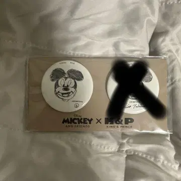 Mickey & Friends King & Prince 캔뱃지 나가세 렌