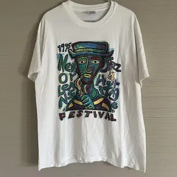 [희귀] 90년대 USA 제작 Hanes 아트 T