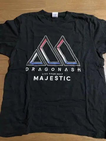 DRAGONASH LIVE TOUR 2017 MAJESTIC 티셔츠 M