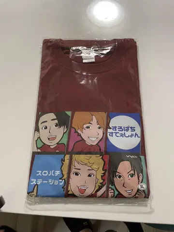 캐릭터 프린트 반팔 티셔츠 L