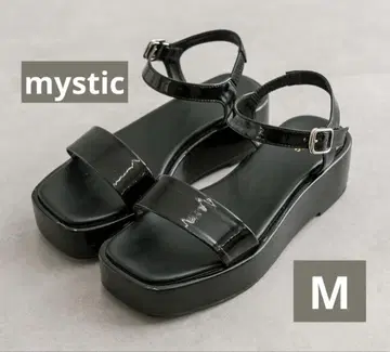 mystic 미스틱 통굽 스트랩 샌들 샌들