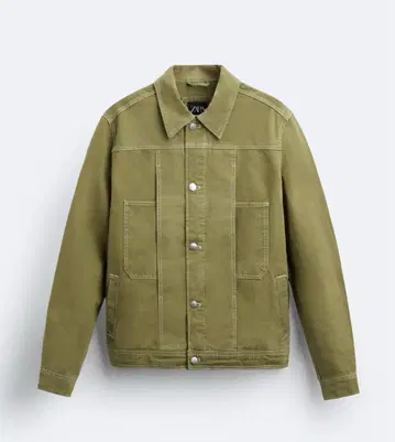 미사용 새상품) zara 올리브 캐주얼 자켓