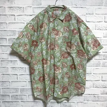 하와이안 코튼 남성용 알로하 셔츠