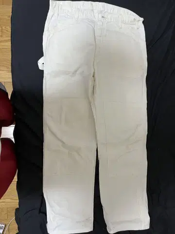 화이트 워크 팬츠