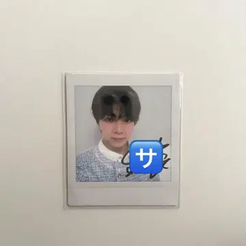 M!LK 시오자키 다이치 블루 샤워 친필 사인 폴라로이드