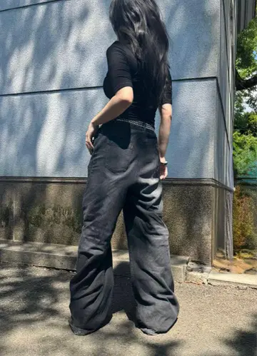GIBOUS SNAKE SCORPION POCKET BAGGY PANTS