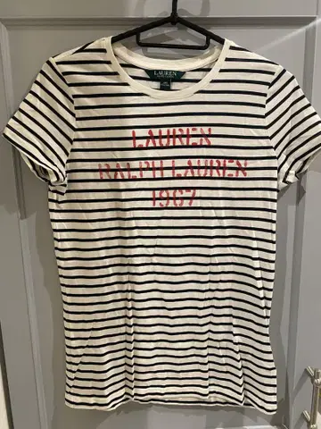 LAUREN RALPH LAUREN 스트라이프 티셔츠