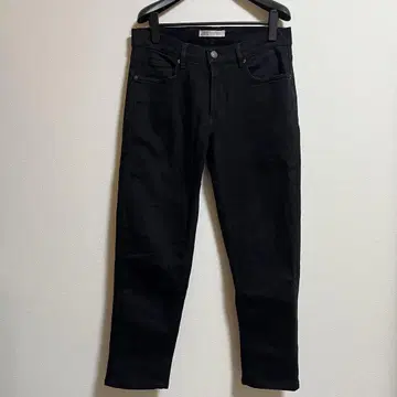 ZARA 블랙 데님 팬츠 슬림핏