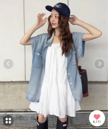 데님 오버사이즈 셔츠