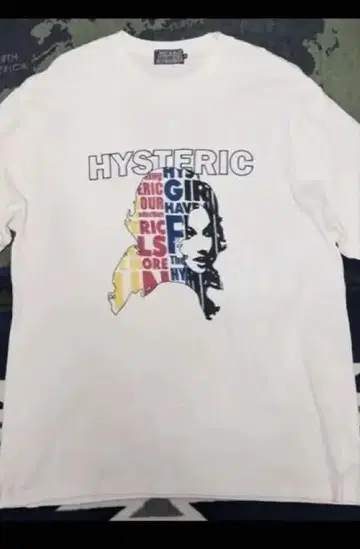HYSTERIC 그래픽 티셔츠 M 화이트