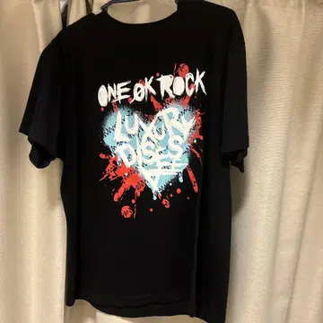 원옥 ONE OK ROCK Luxury Disease 하트 티셔츠