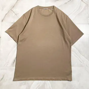A17425 오라리 LUSTER PLAITING TEE 카멜 5