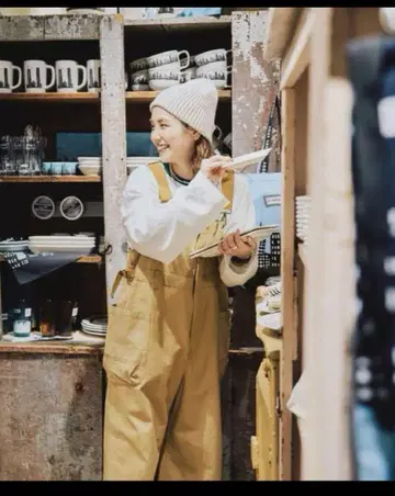 니코앤드 치노 워크 멜빵바지