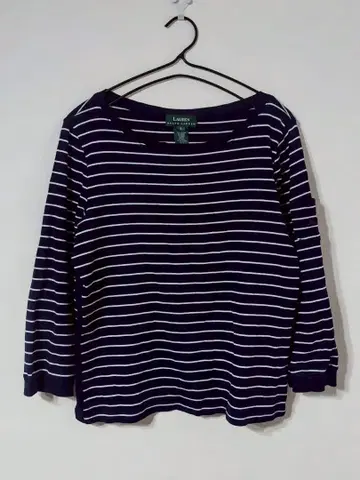 Ralph Lauren 랄프 로렌 보더 크루넥 긴팔 T셔츠