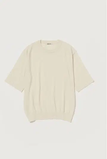 AURALEE HARD TWIST CASHMERE KNIT TEE