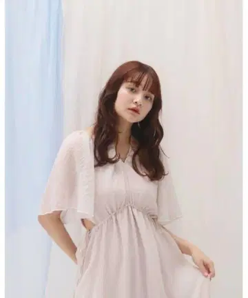 [ muguet ] side slit sheer one piece